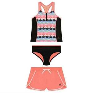 #15 Gerry Youth 3-piece Swim Set, Pink Large 14/16